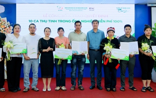 10 cặp vợ chồng có hoàn cảnh khó khăn được tài trợ miễn phí 100% chi phí thụ tinh ống nghiệm