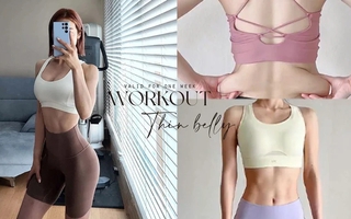 Bài tập siết mỡ bụng siêu đơn giản, tập tại nhà 1 tuần là thấy ngay hiệu quả