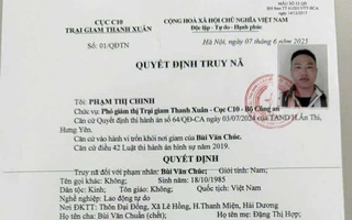 Hà Nội: Truy nã 2 phạm nhân vừa trốn khỏi Trại giam Thanh Xuân