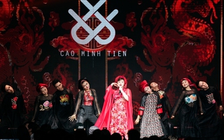 Sao mai Nguyễn Thu Hằng tái xuất trong show thời trang của Cao Minh Tiến