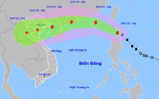 Tin bão Wipha mới nhất: Hôm nay Biển Đông đón bão số 3, sẽ đi vào vịnh Bắc Bộ