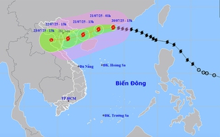 Bão số 3 Wipha đạt cấp cực đại, ngày mai vào vịnh Bắc Bộ