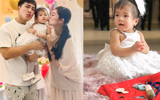Thanh Trúc tổ chức lễ thôi nôi cho con: 2 món đồ bé Kỳ Kỳ chọn nói gì về tương lai?