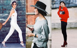 Street style Thu nữ tính xen lẫn hiện đại của các quý cô châu Á