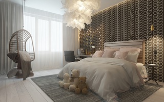 Đã mắt với phòng ngủ vừa sang chảnh vừa quyến rũ của cô nàng 20 tuổi