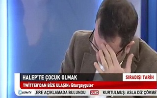 Nhà báo bật khóc trên sóng truyền hình vì trẻ em Syria phẫu thuật không có thuốc gây tê