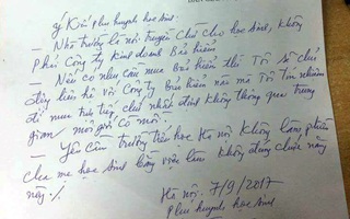 "Bút phê" phụ huynh trong tờ thông báo đóng bảo hiểm Y tế của trường Tiểu học Hà Nội gây nhiều tranh cãi