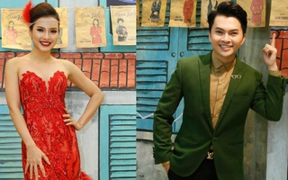 Phương Trinh Jolie gợi cảm khoe vai trần, Nam Cường "trốn vợ" đi thi hát