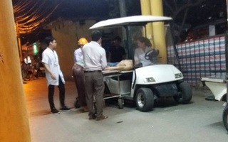Hà Nội: Sập giàn giáo, nhiều người mắc kẹt dưới đống đổ nát