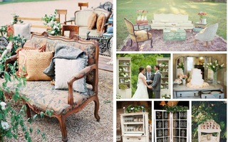 Trang trí tiệc cưới theo phong cách vintage đẹp đến mê mải