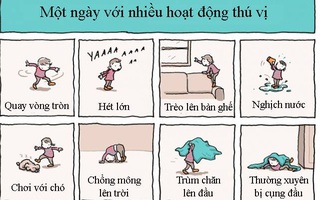 Nhà có một đứa trẻ chập chững biết đi, cuộc sống bị xới tung đến chóng mặt