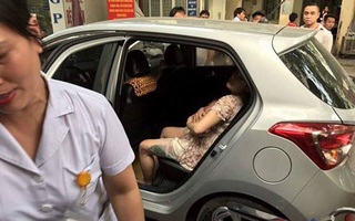 Hà Nội: Một sản phụ sinh con trên xe, chồng cầu cứu CSGT giúp đỡ