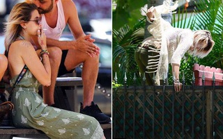 Con gái Michael Jackson bị bắt gặp trèo hàng rào, phì phèo hút thuốc