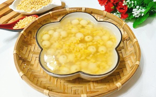 Chè đậu xanh hạt sen ngọt thanh mát dịu thanh lọc cơ thể