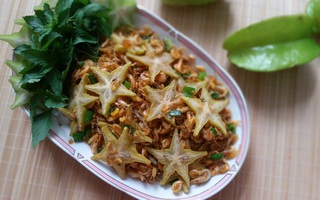 Tép rang khế - món ăn dân dã mà hao cơm