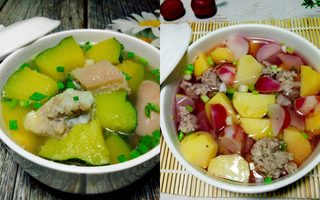 2 món canh thanh mát, bổ dưỡng cho bữa cơm ngày nắng