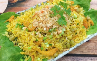 Cách chiên cơm tơi giòn từng hạt ăn đến đâu ngon đến đấy