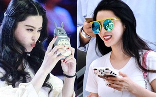 U40 nhưng Phạm Băng Băng vẫn mê dùng ốp điện thoại gấu với thỏ cực "kute"