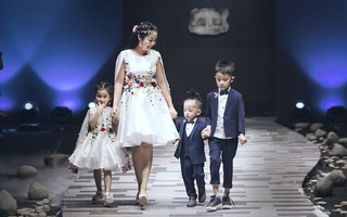 Ốc Thanh Vân cùng 3 nhóc tỳ mở màn Tuần lễ Thời trang Thiếu nhi 2017