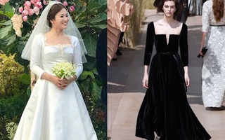 Váy cưới của Song Hye Kyo không được thiết kế riêng mà được "nâng cấp" từ mẫu váy đã có sẵn
