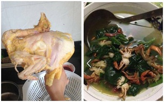 Thiếu nữ đảm đang ra mắt mẹ chồng với con gà lột da tơi tả khiến ai ai cũng... giật mình sợ hãi