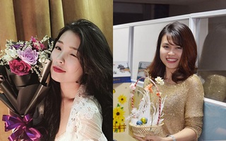 Ngày này năm sau, hẳn chị em sẽ rất hạnh phúc ngắm lại những khoảnh khắc nhận quà sung sướng thế này ngày 8/3