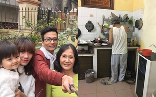 Nàng dâu khoe ảnh bố chồng rửa bát hộ, "sống chung với mẹ chồng" được yêu thương cưng chiều khiến chị em ước ao