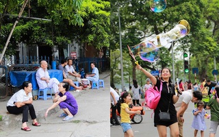 Chùm ảnh: Nghỉ lễ, Hà Nội thanh bình yên ả, ngỡ như Tết muộn đang về