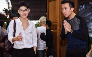 Trấn Thành lẻ bóng, Đào Bá Lộc tươi tắn đi cúng Tổ nghiệp