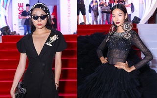 Thảm đỏ chung kết "The Face": Người đẹp lộng lẫy, người mặc dị như dự tiệc Halloween