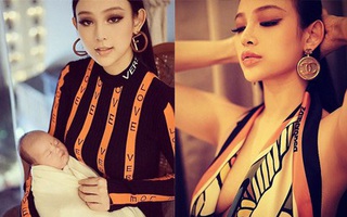 Mới sinh em bé chưa được 2 tháng, Huyền Baby đã vội "ôm" cả kho đồ hiệu về nhà