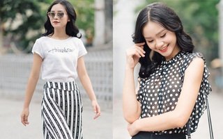 Đơn giản mà vẫn đẹp rạng ngời với những kết hợp từ họa tiết đen trắng cơ bản