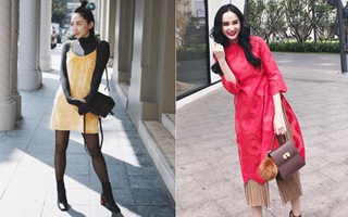 Đâu chỉ có áo dài cách tân, street style đón Xuân của sao Việt còn rực rỡ thế này cơ mà!