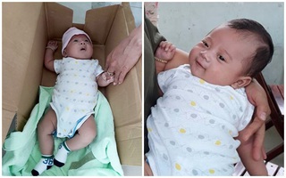 Vợ chồng cãi nhau, mẹ cho con trai 2 tháng tuổi vào thùng giấy bỏ trước UBND xã