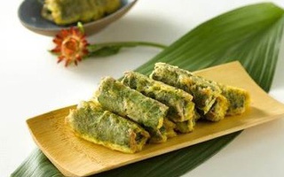 Lạ ngon món chả bò tía tô