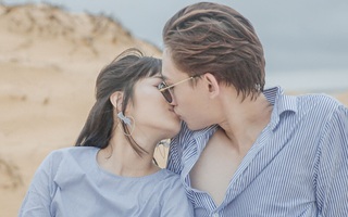 Hoàng Yến Chibi ngọt ngào ôm hôn trai đẹp giữa bãi biển