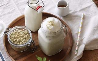 Học người Hàn cách pha latte ngũ cốc thơm lành mát lịm