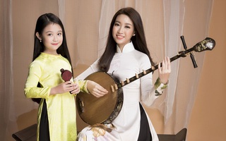 Hoa hậu Mỹ Linh và "thiên thần nhí" Bảo Ngọc như cặp chị em song sinh "đốn tim" khán giả