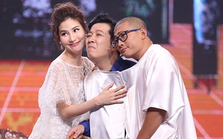 Trường Giang bất ngờ hôn Diễm My 9X trên sóng truyền hình