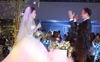 MC Thành Trung và vợ hotgirl kí kết hợp đồng hôn nhân trước sự làm chứng của Xuân Bắc và Tự Long