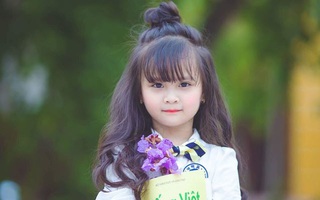Sau kỷ yếu mẫu giáo, Hoa khôi nhí Tuyên Quang lại khiến dân mạng sục sôi với bộ ảnh “Tạm biệt lớp 1”