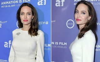 Sánh bước bên 2 con gái, Angelina Jolie lộ thân hình gầy gò đến báo động