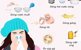 Để phòng và chữa bệnh nhiễm trùng đường hô hấp trên, bạn có thể làm 7 biện pháp này tại nhà