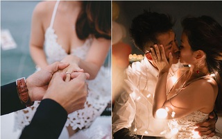 Yêu không tính toán, cô gái bất ngờ với màn cầu hôn kỳ công lãng mạn trên du thuyền của anh bạn trai thợ mộc