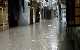 Tổ dân phố 44, phường Yên Hòa (Cầu Giấy, Hà Nội): Cứ mưa là phố biến thành sông