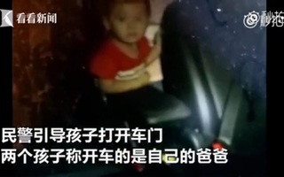 Uống rượu lái xe gặp cảnh sát, "ông bố của năm" vứt 2 con lại trong xe để trốn phạt