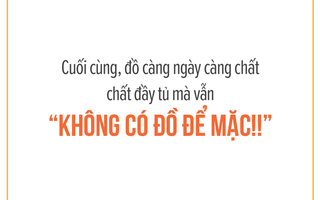 Với con gái, thế nào là không có đồ để mặc?