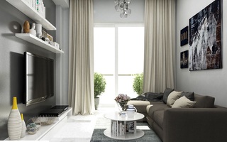 Tư vấn bố trí nội thất căn hộ 70m² với 2 phòng ngủ gọn thoáng và hợp phong thủy cho vợ chồng 8x
