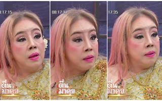 Nữ đại gia Thái Lan bị chồng thứ 9 tung tin đồn mắc bệnh AIDS, suýt đánh chồng cũ trên sóng truyền hình