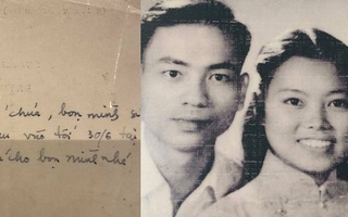 Thiệp cưới bình dị vậy thôi nhưng thầy Văn Như Cương và vợ đã bên nhau cả đời người!
